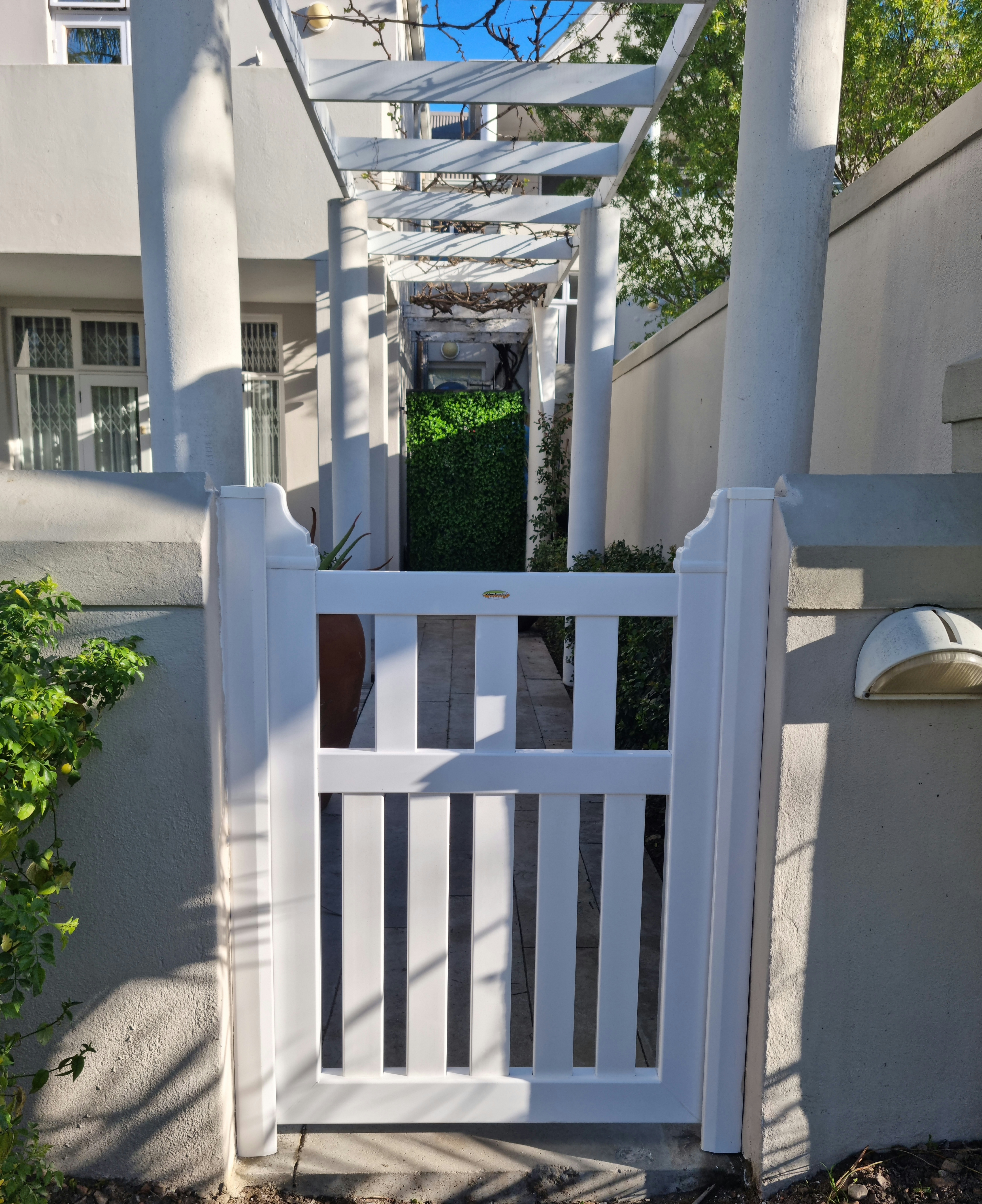 paarl pvc gates value fencing zomerlust project cape dutch pedestrian gate maintenance free estate gates upvc cape winelands fencing custom pvc replacement gates paarl stainless steel latch pedestrian
