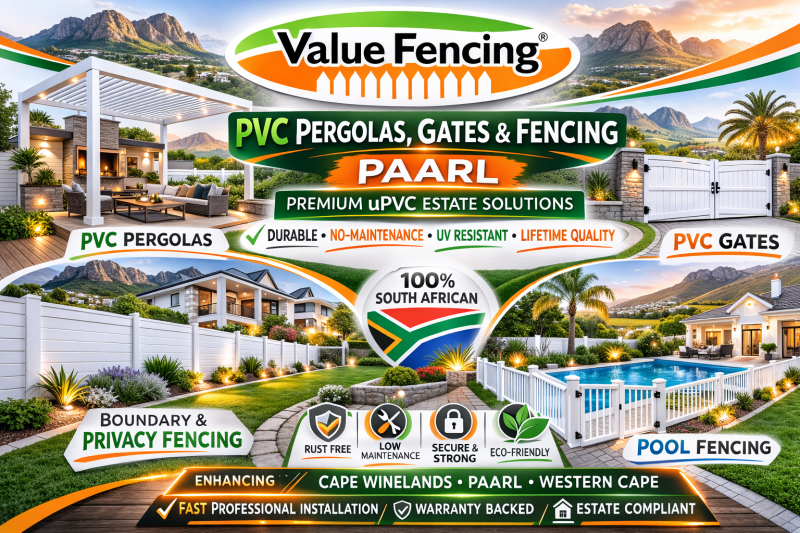 value fencing pvc pergolas paarl buy pvc gates south africa upvc fencing installation paarl order pool fencing western cape boundary fencing contractors sa estate fencing systems no maintenance fencin